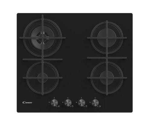 Candy CDK6GR4PBB Black Built-in 59.5 cm Gas 4 zone(s) image 1