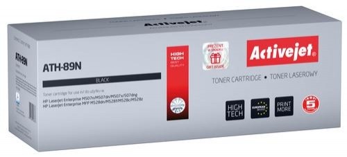 Activejet ATH-89N printer toner for HP; Replacement HP CF289A; Supreme; 5000 pages; black - with chip image 1