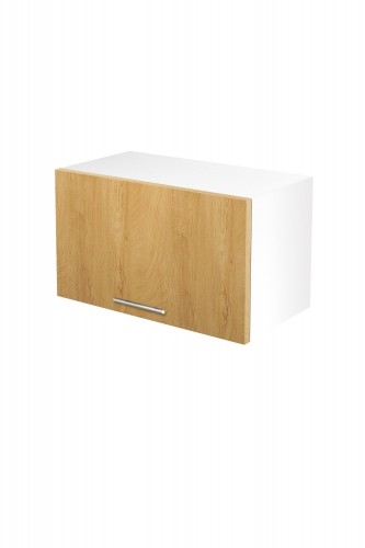 Halmar VENTO GO-60/36 hood top cabinet, color: white / honey oak image 1