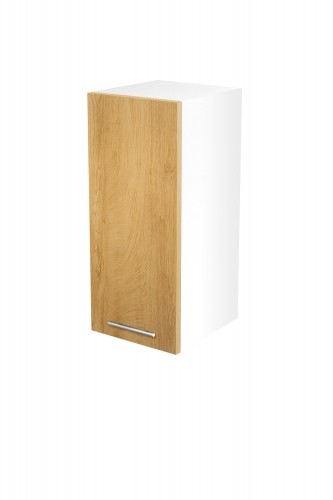 Halmar VENTO G-30/72 top cabinet, color: white / honey oak image 1