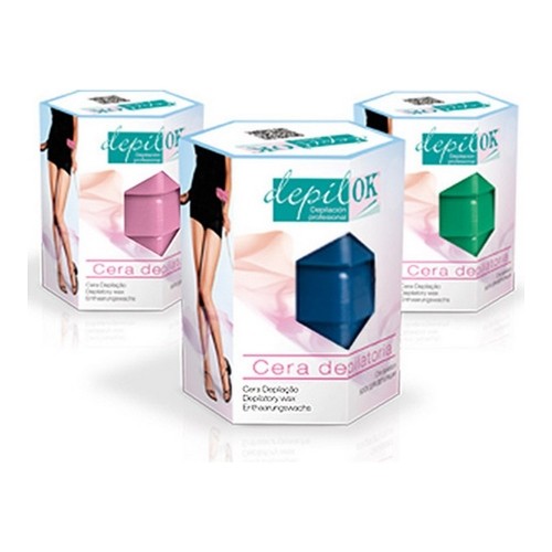 Body Hair Removal Wax Depil Ok Cera Azul (300 g) image 1