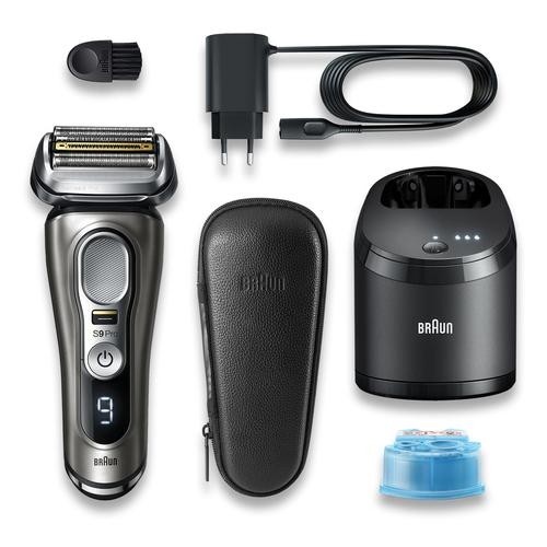 Braun Series 9 Pro 9465CC Foil shaver Trimmer Black, Silver image 1