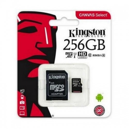 Micro SD Memory Card with Adaptor Kingston SDCS2 100 MB/s image 1