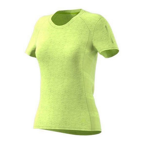 Women’s Short Sleeve T-Shirt Adidas FR SN 37C SS W CG1084 Yellow image 1