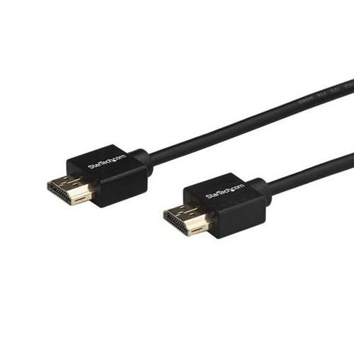 HDMI Cable Startech HDMM2MLP 4K Ultra HD 2 m Black image 1