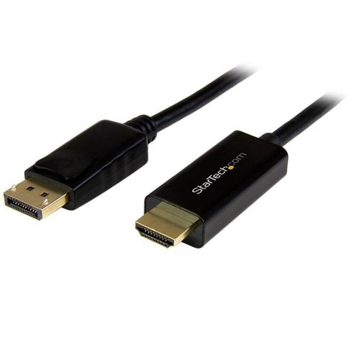 Адаптер для DisplayPort на HDMI Startech DP2HDMM3MB           4K Ultra HD 3 m Чёрный image 1