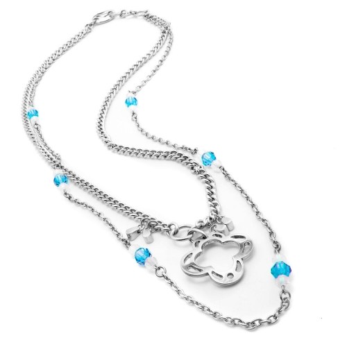 Ladies' Necklace Folli Follie 3N9F226QW 60 cm image 1