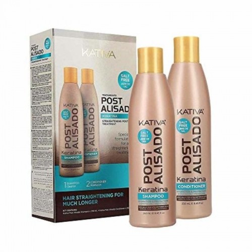 Шампунь + кондиционер Keratin Kit Kativa (2 uds) image 1