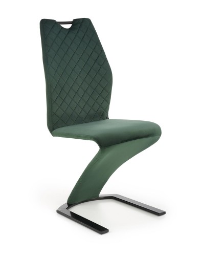 Halmar K442 chair color: dark green image 1