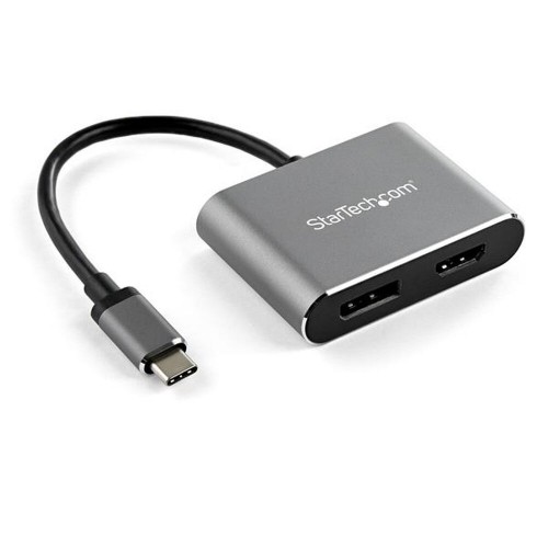 Адаптер USB C—HDMI/DisplayPort Startech CDP2DPHD             4K Ultra HD Серебряный image 1