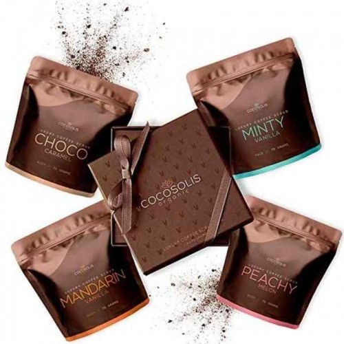 Exfoliating Cleanser Luxury Coffee Scrub Box Cocosolis (4 x 70 ml) image 1