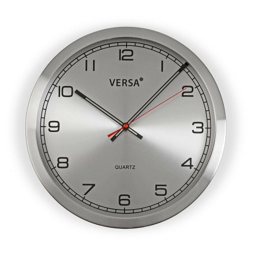 Wall Clock Versa Aluminium (4,1 x 30 x 30 cm) image 1