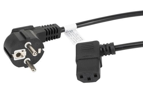 Lanberg CA-C13C-12CC-0018-BK power cable Black 2 m C13 coupler CEE7/7 image 1