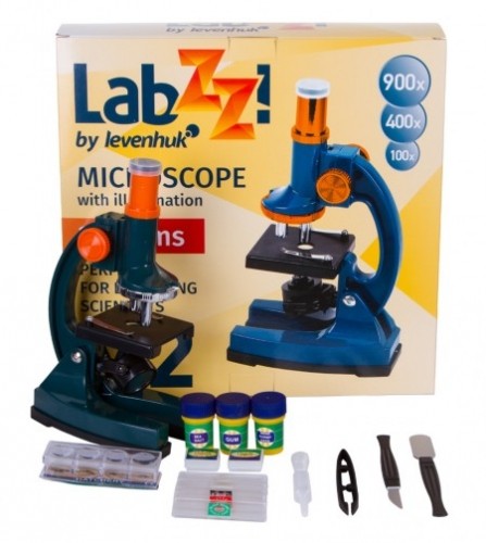 Микроскоп для детей с комплектом Levenhuk LabZZ M2 100x-900x image 1
