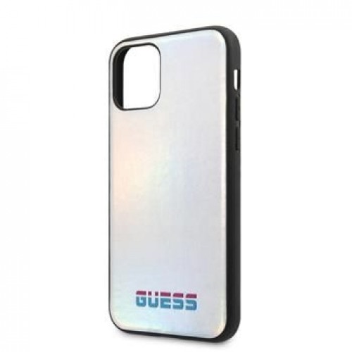 Guess Apple iPhone 11 Pro Iridescent Cover Silver image 1