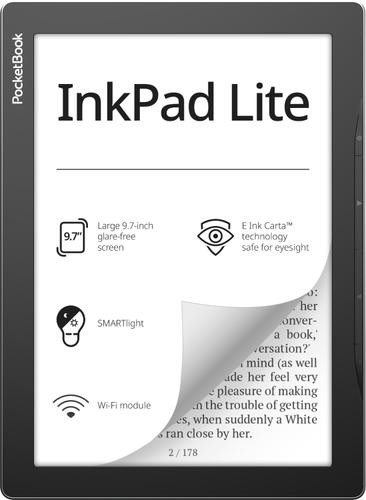 Pocketbook InkPad Lite e-book reader Touchscreen 8 GB Wi-Fi Black, Grey image 1