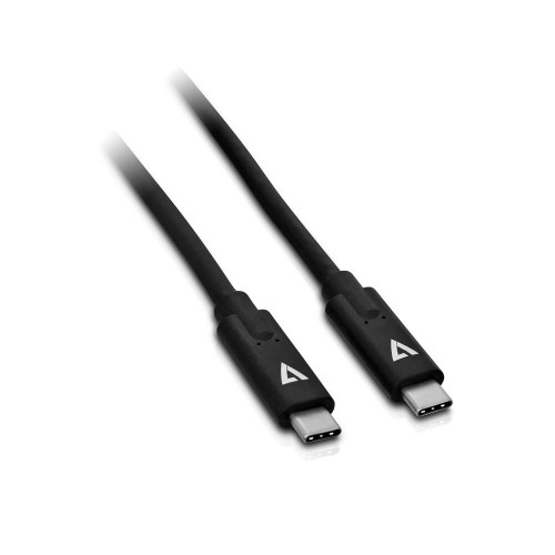 Кабель USB C V7 V7UCC-1M-BLK-1E      1 m Чёрный image 1