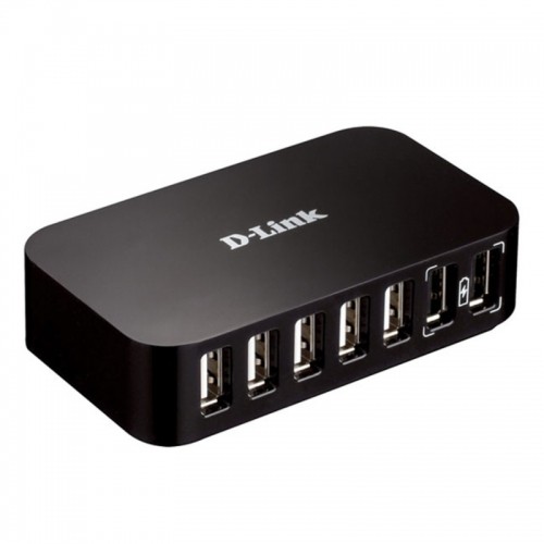 7-Port USB Hub D-Link DUB-H7 USB 2.0 Black image 1