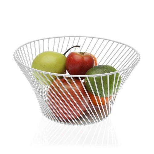 Fruit Bowl Versa White Steel Iron (13,5 cm) image 1