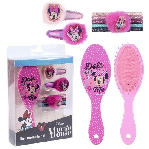 Аксессуары для волос Minnie Mouse Розовый (8 pcs) image 1