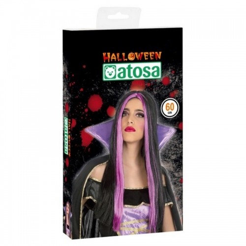 Halloween Wig Violet Fuchsia image 1