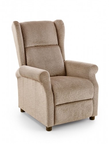 Halmar AGUSTIN recliner with massage function, color: beige image 1