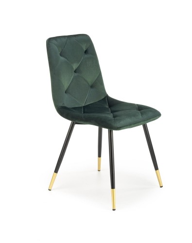 Halmar K438 chair color: dark green image 1