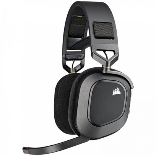 Corsair Gaming Headset HS80 RGB WIRELESS Built-in microphone, Carbon, Over-Ear image 1