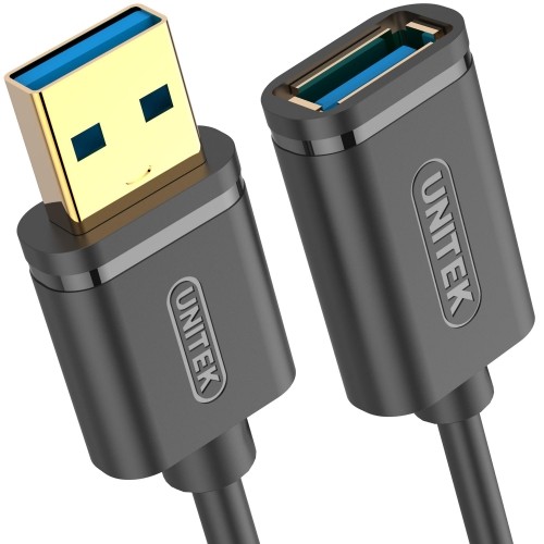 Kabel USB Unitek Unitek przedłużacz USB3.0 AM-AF, 0,5m; Y-C456GBK image 1