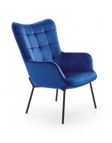 Halmar CASTEL l. chair dark blue image 1
