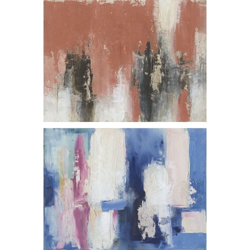 Glezna DKD Home Decor Abstrakts (120 x 2.4 x 90 cm) (2 pcs) image 1