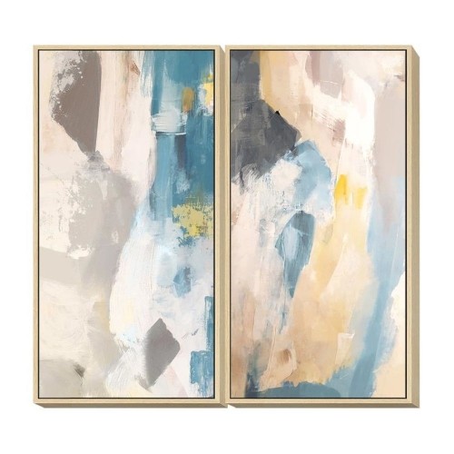 Painting DKD Home Decor 60 x 4 x 120 cm Abstract Modern (2 Units) image 1