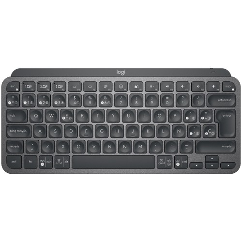 LOGITECH MX Keys Mini Minimalist Wireless Illuminated Keyboard - GRAPHITE - US INT'L - 2.4GHZ/BT - INTNL image 1