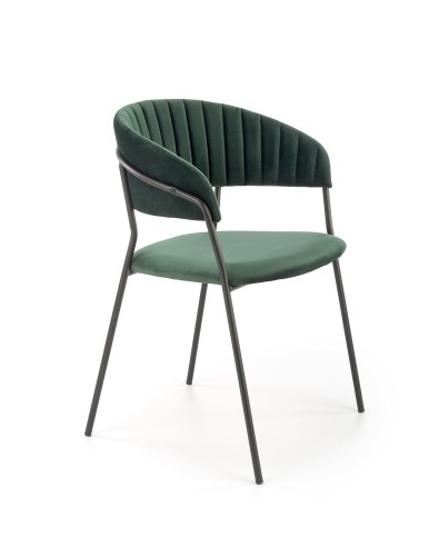 Halmar K426 chair color: dark green image 1
