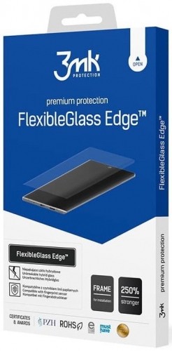 3MK  Galaxy S21 Ultra 5G FlexibleGlass Edge™ Black image 1