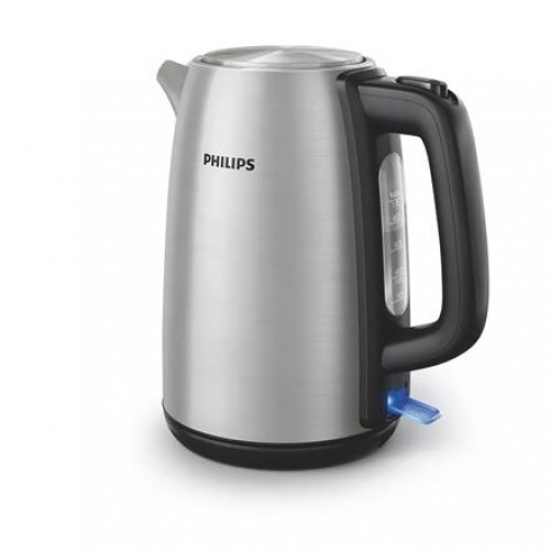 Philips Kettle HD9351/90 Electric, 2200 W, 1.7 L, Stainless steel, 360° rotational base, Stainless steel image 1