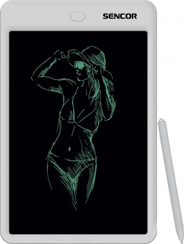 Digital LCD writing and drawing tablet 14" Sencor SXP040WH image 1
