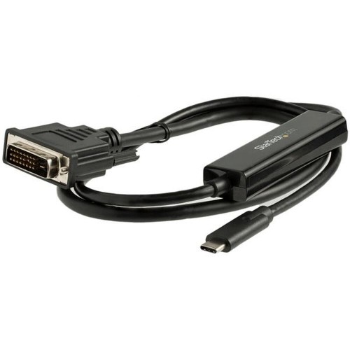 USB C uz DVI-D Kabelis Startech CDP2DVIMM1MB         Melns 1 m image 1