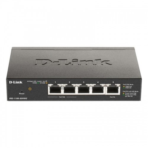 Slēdzis D-Link DGS-1100-05PDV2 5xGbE PoE image 1