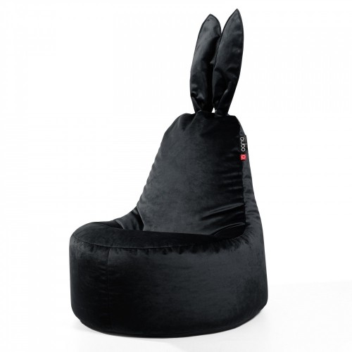 Qubo™ Daddy Rabbit Onyx FRESH FIT пуф (кресло-мешок) image 1