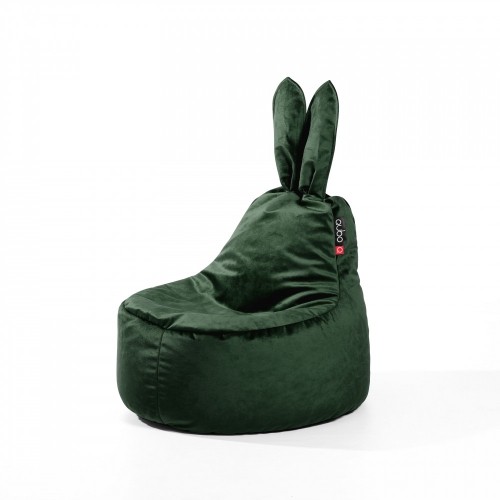 Qubo™ Baby Rabbit Emerald FRESH FIT пуф (кресло-мешок) image 1