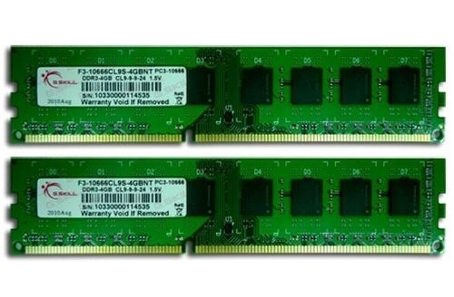 G.Skill 8GB DDR3 DIMM memory module 2 x 4 GB 1333 MHz image 1