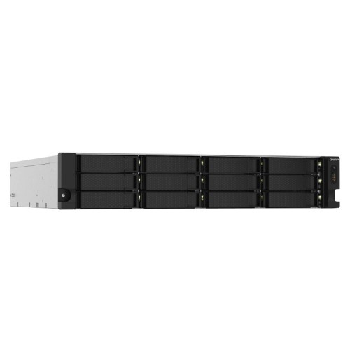 NAS Network Storage Qnap TS-1232PXU-RP-4G     Black image 1