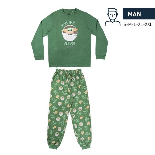 Pyjama The Mandalorian Dark green (Adults) Men image 1