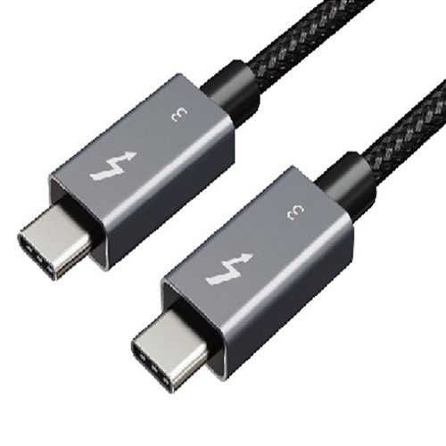 Extradigital Kабели Thunderbolt 3, USB-C - USB-C, 40Gbps, 100W, 20V/ 5A, 4K/ 60HZ, 2m image 1