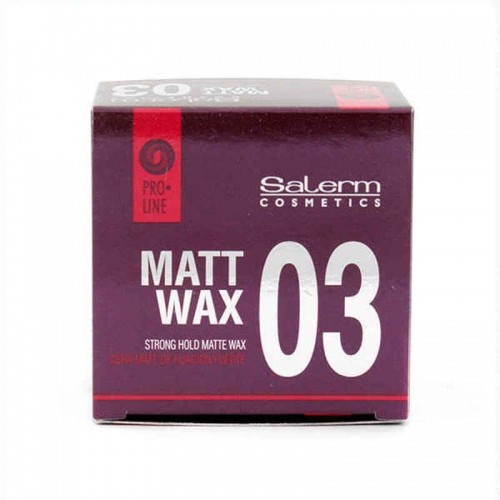 Spēcīgas Fiksācijas Vasks 	Salerm Proline 03 Matt Wax Salerm (50 g) (50 ml) image 1