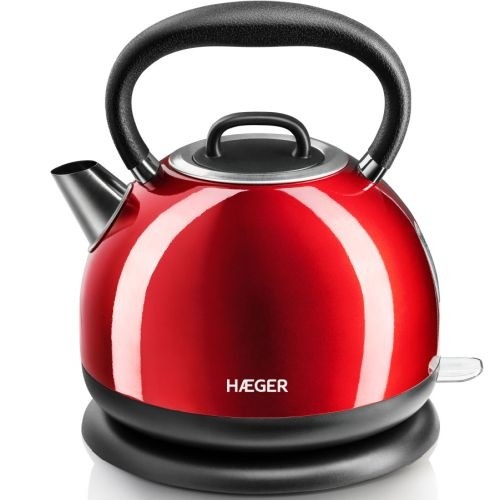 Haeger EK-22R.021A Red Cherry Electric kettle 1.7L 2200W image 1