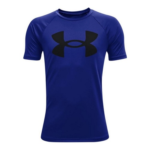 Футболка с коротким рукавом Under Armour Tech Big Logo Синий image 1