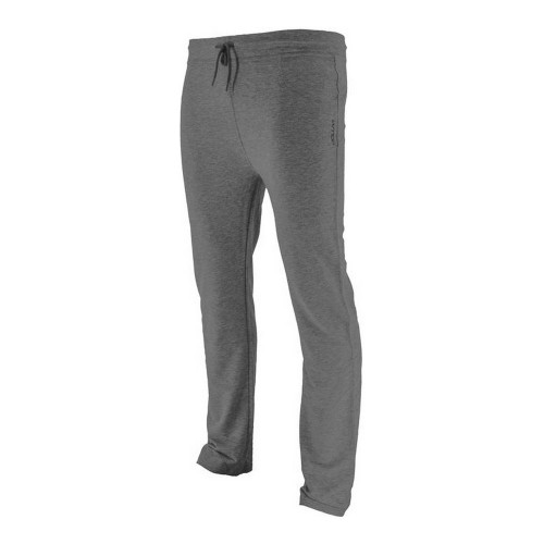 Adult's Tracksuit Bottoms Joluvi Fit Campus Light grey Unisex image 1