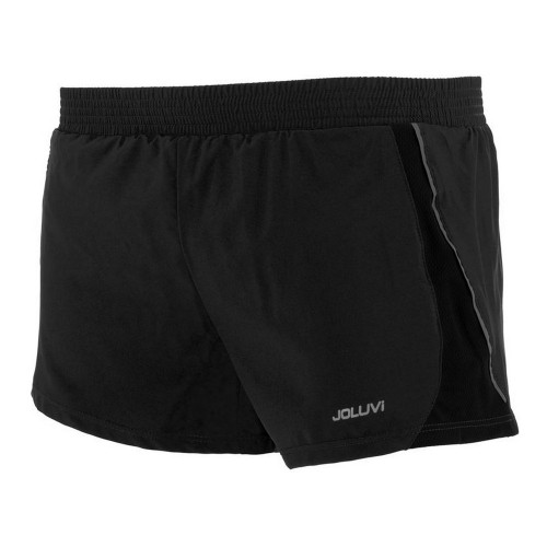 Спортивные штаны для взрослых Joluvi Meta Чёрный Унисекс image 1